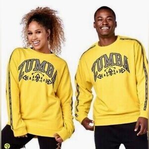Zumba Dance Tribe Yellow Sweatshirt